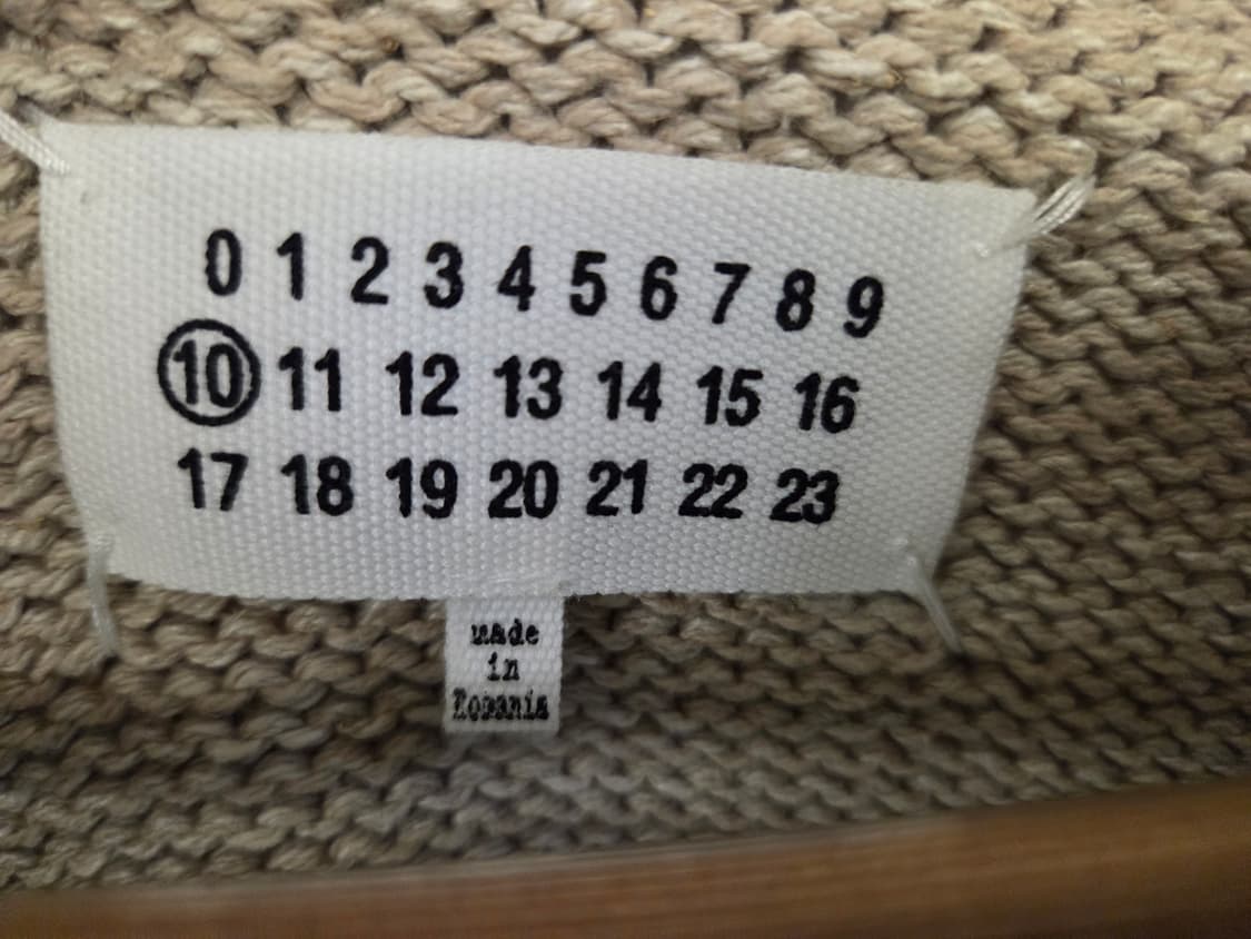 메종 마르지엘라 스티치로고 디스트레스트 가디건 상품이미지3