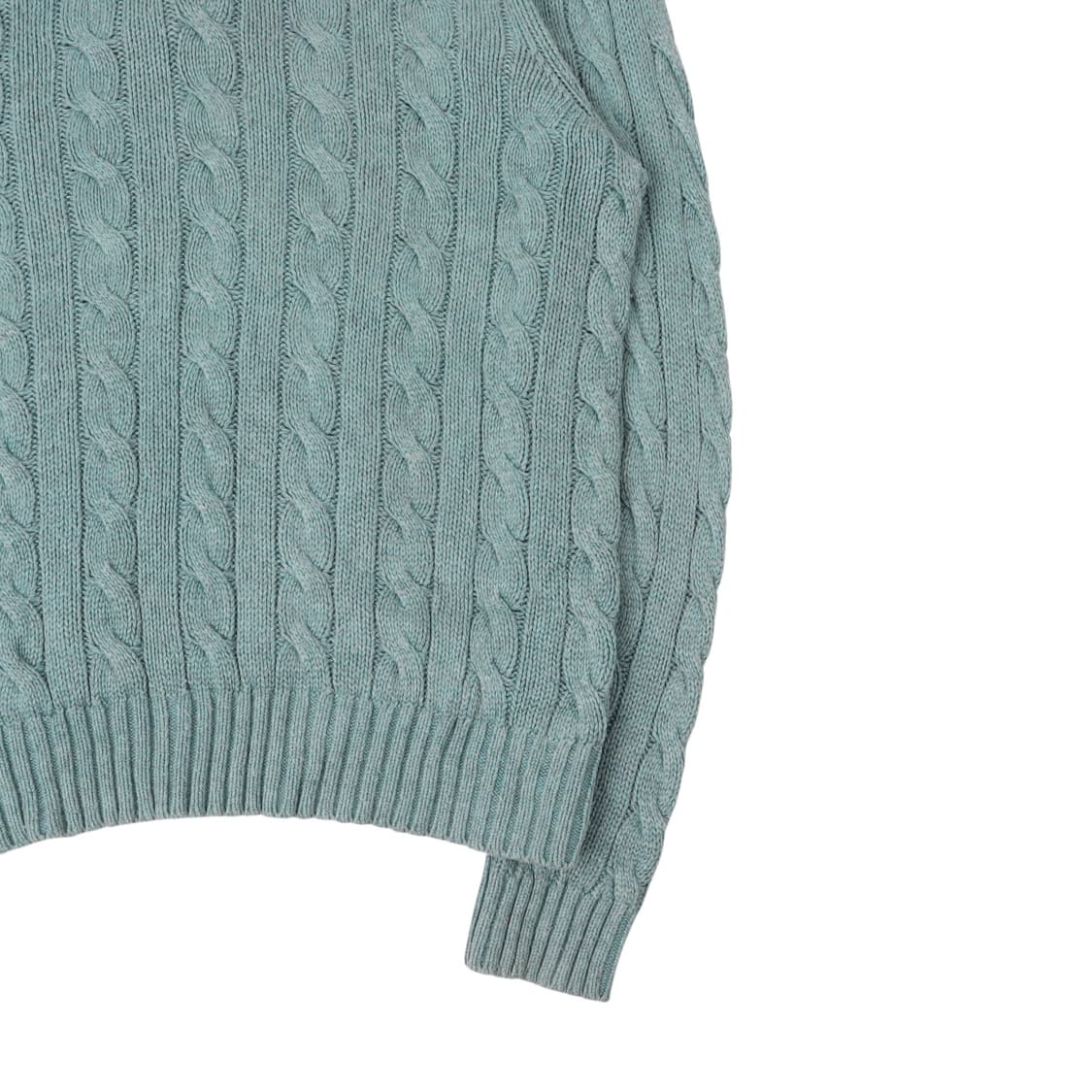 폴로 랄프로렌 민트 토글폴라 실크 케이블 니트 상품이미지7