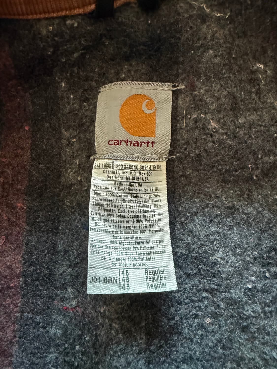 [m]칼하트 디트로이트 자켓 j01 상품이미지5