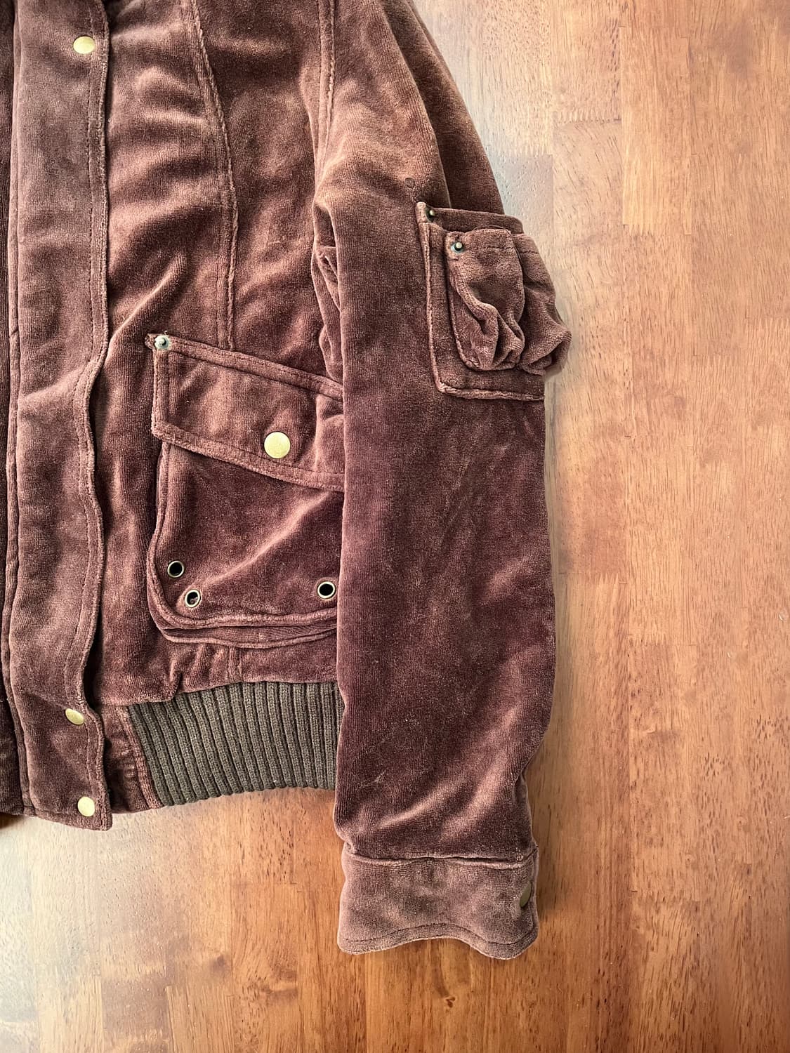Y2K Velvet Jacket 상품이미지4
