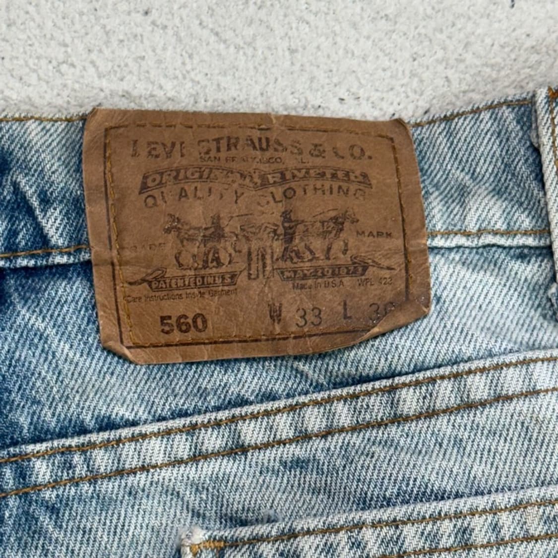 LEVI'S 커스텀 밀리터리 데님 팬츠 W33 L30 상품이미지6