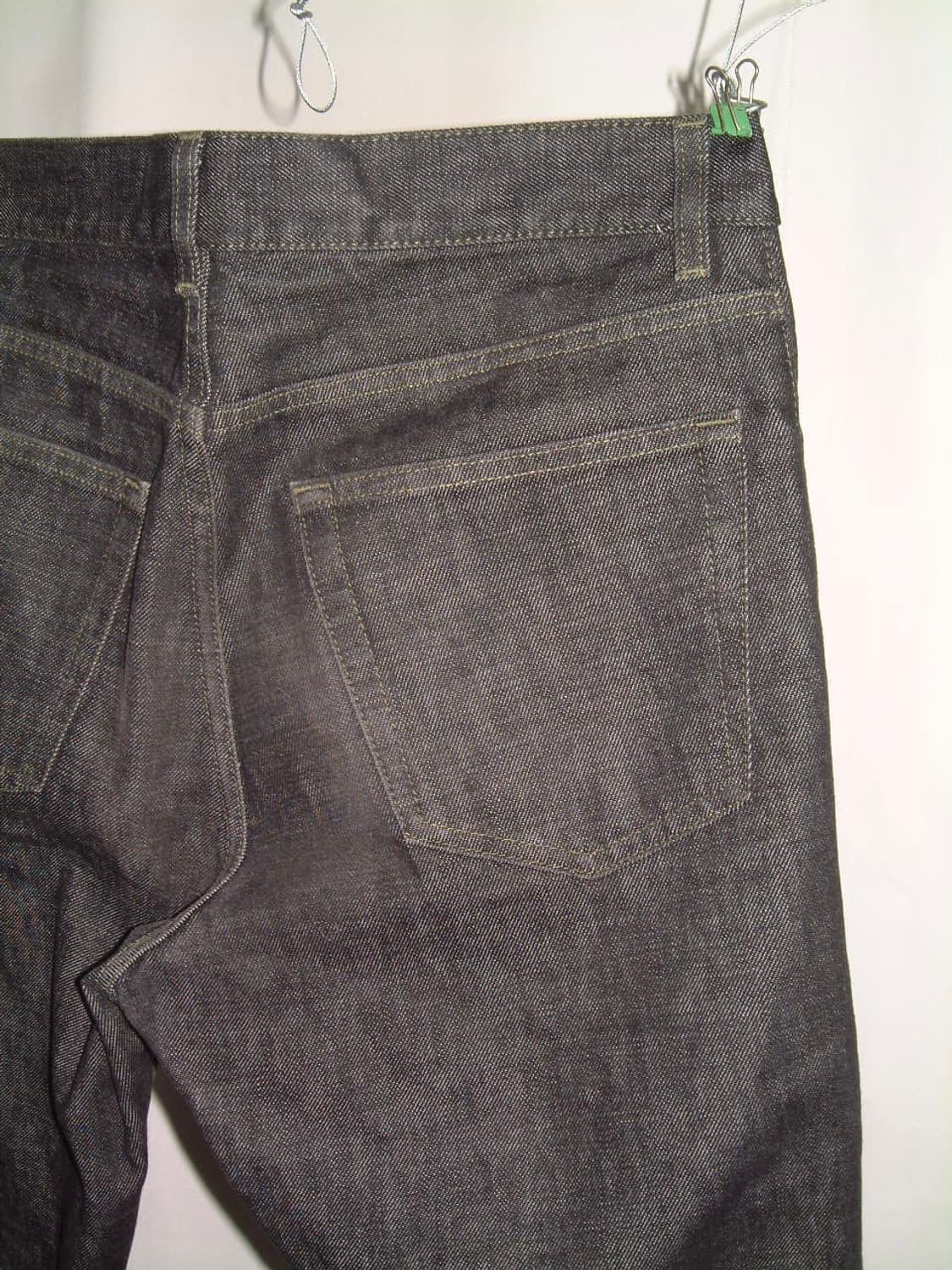 Helmut lang 00s 本人期 green thread denim 상품이미지3