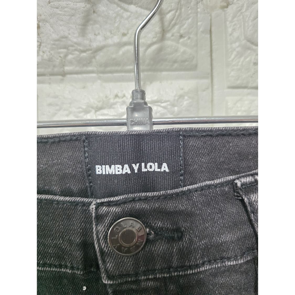 택포) 빔바이롤라 블랙 데님 청바지 26인치 새상품 상품이미지2