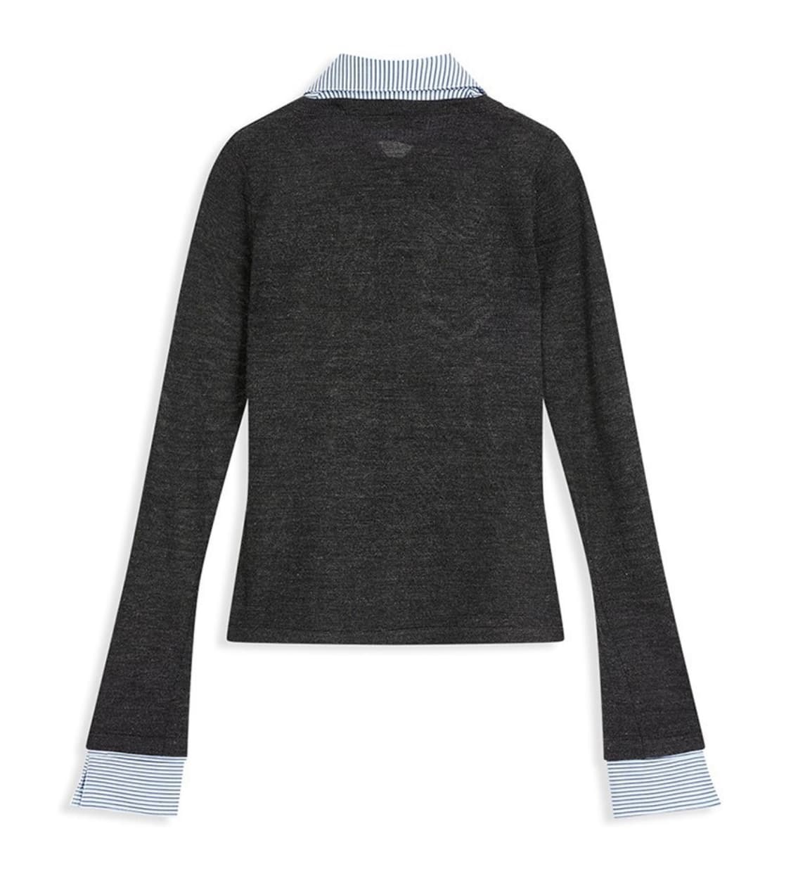 오픈와이와이 셔츠 레이어드 가디건 니트 openyy 상품이미지2