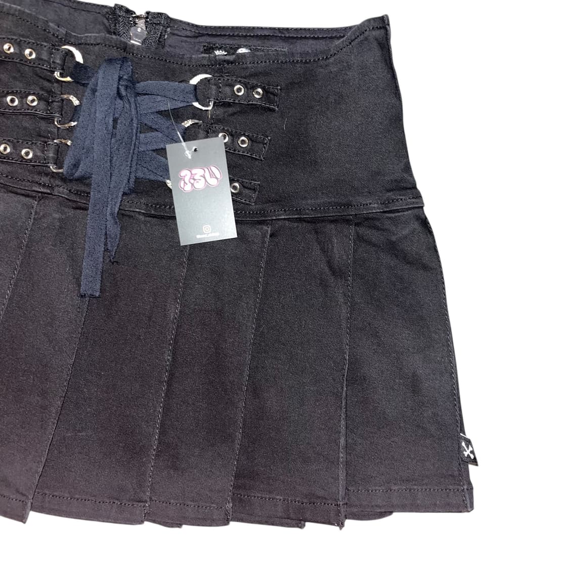 Royal Bones 로얄본즈 아일렛 스커트 펑크갸루y2k 상품이미지2