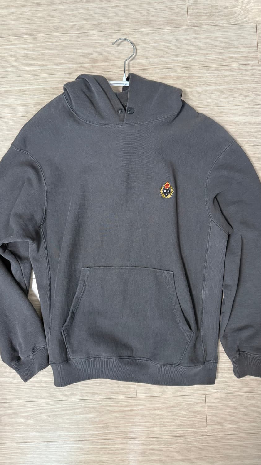 23fw 헤리티지플로스 리버스 스웻 후디 차콜 s사이즈 상품이미지1