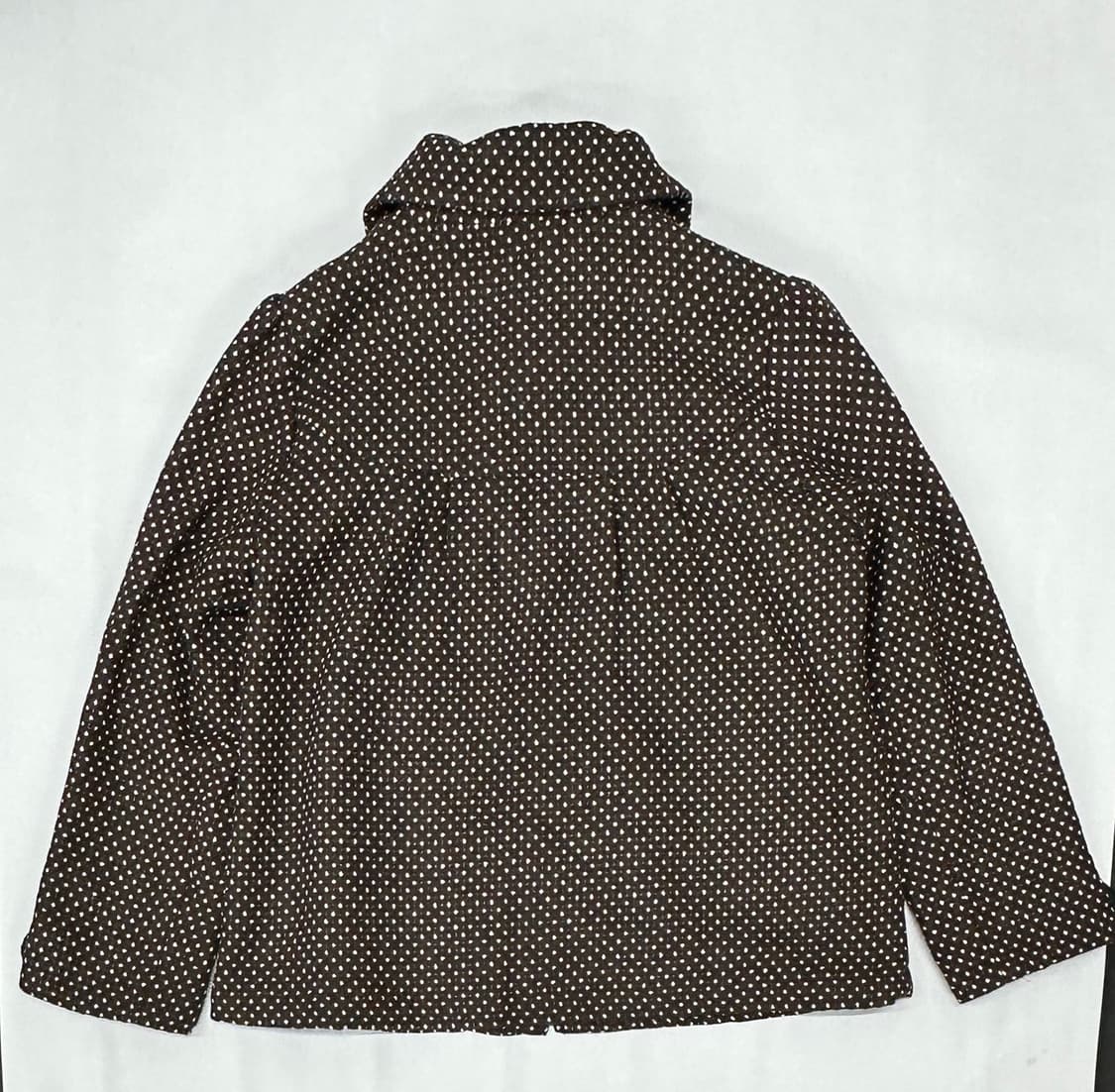 🤎라떼갸루 도트 카라 자켓 코트🤎 브라운 아우터 러블리 히메갸루 상품이미지4