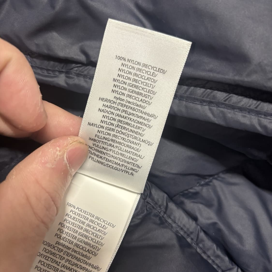 폴로 랄프 로렌 후드 경량패딩 자켓 네이비 상품이미지9