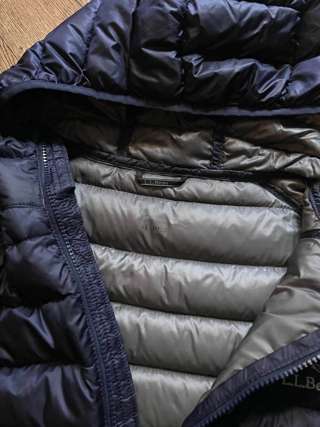 [XL]엘엘빈 USA PERTEX 다운테크 구스다운 경량 패딩 상품이미지3