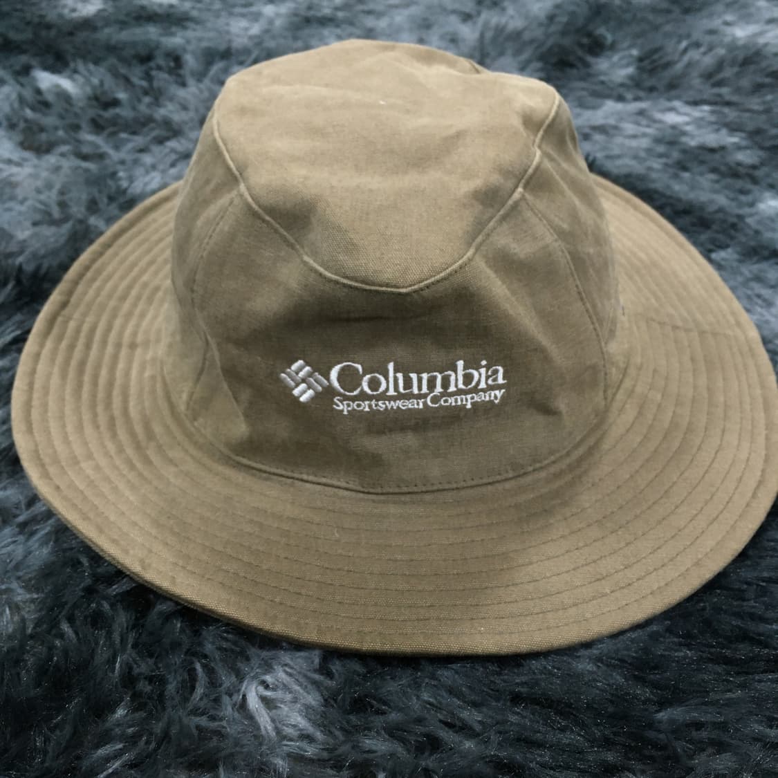 투티/A0 columbia 브라운 베이지 버킷햇 벙거지 모자 상품이미지2