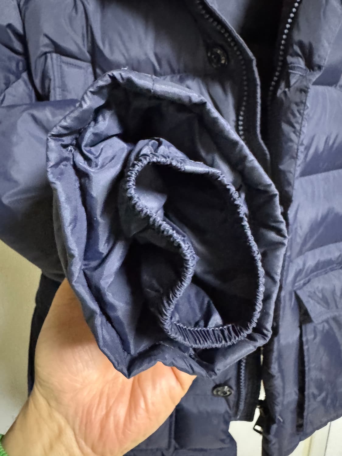 따뜻한 남성 패딩 네이비 95~100 상품이미지6