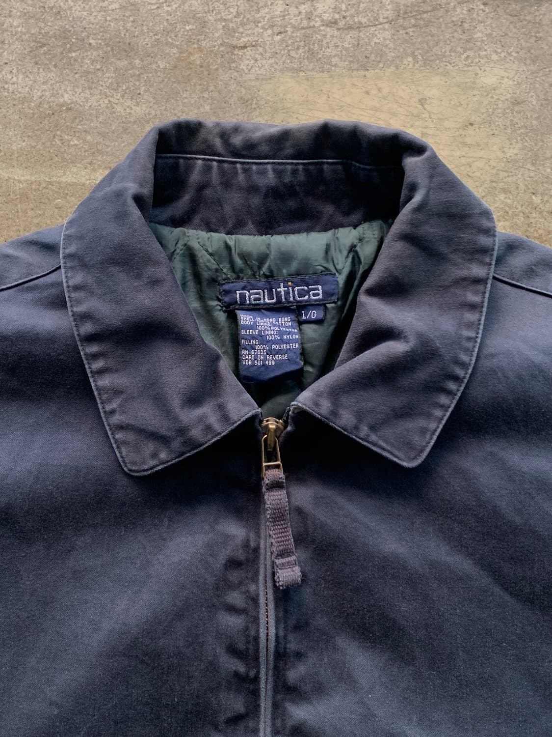 90s 노티카 미 해군 A-2 모티브 덱 자켓 상품이미지3