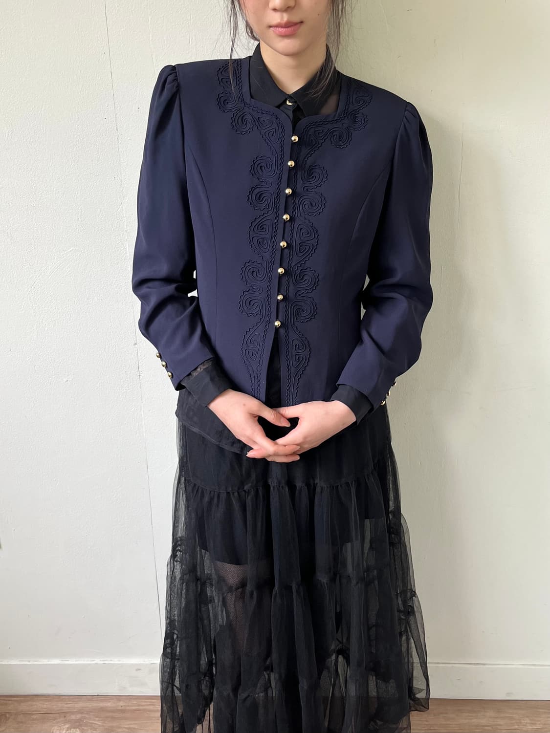 Simree 나폴레옹 레이온 자켓 상품이미지4