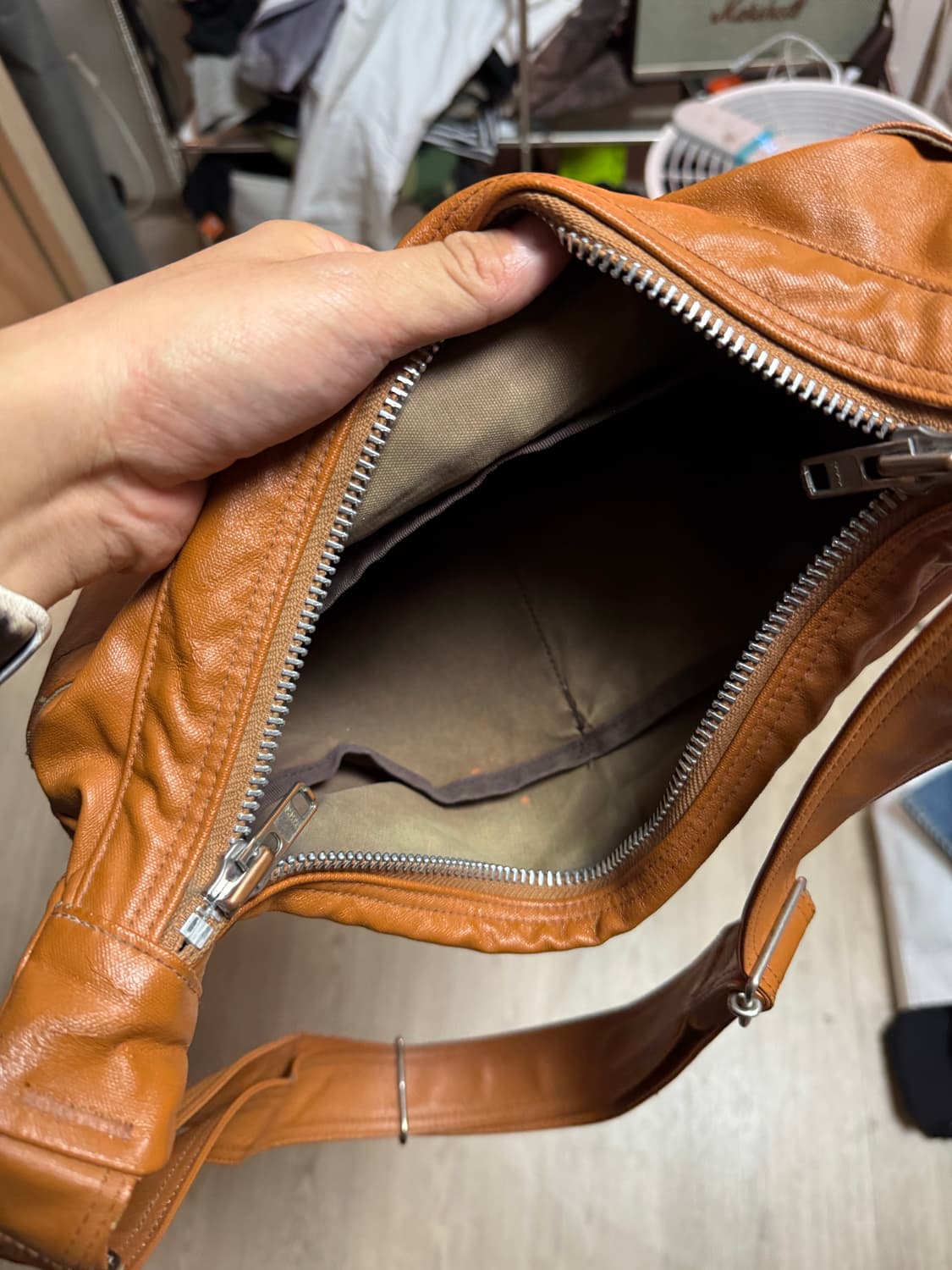 포터 프리스타일 숄더백 카멜 상품이미지6