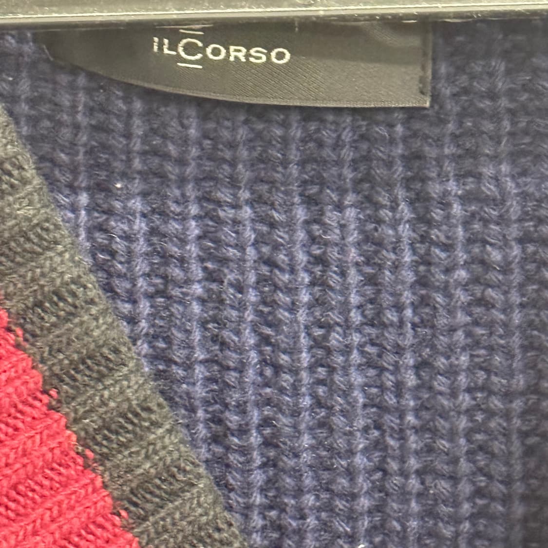 일꼬르소 투톤 립 가디건(100) 상품이미지2