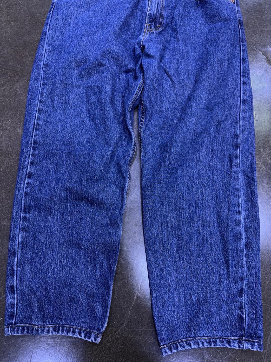 리바이스 550 릴렉스드 스트레이트핏 스톤워싱 중청 데님팬츠 36 상품이미지5