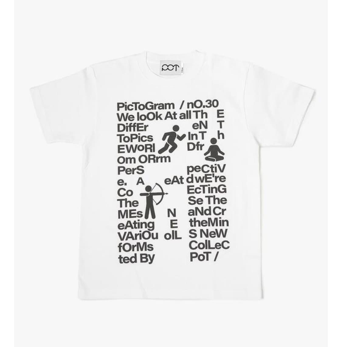 POT Pictogram Lettering T-shirts 상품이미지1