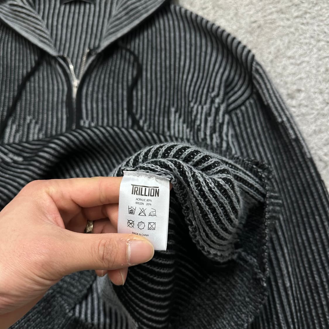 [100] 트릴리온 후드니트집업 상품이미지4