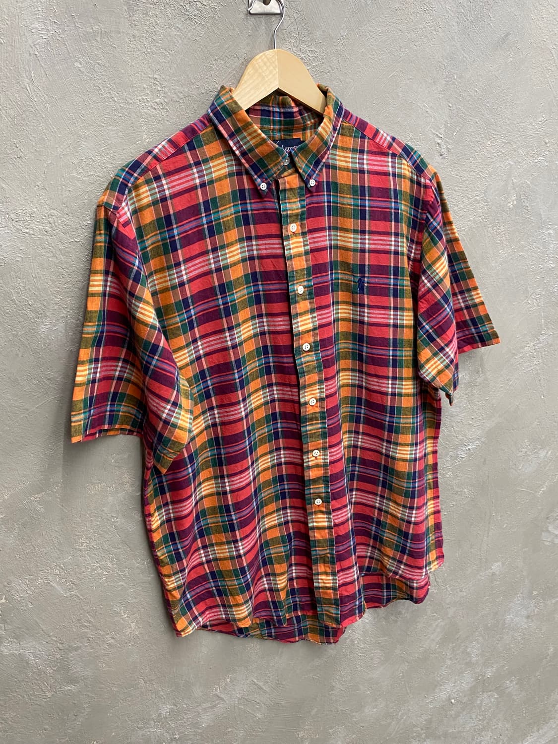 [100] Polo Ralph Lauren 폴로 반팔 체크셔츠 상품이미지4