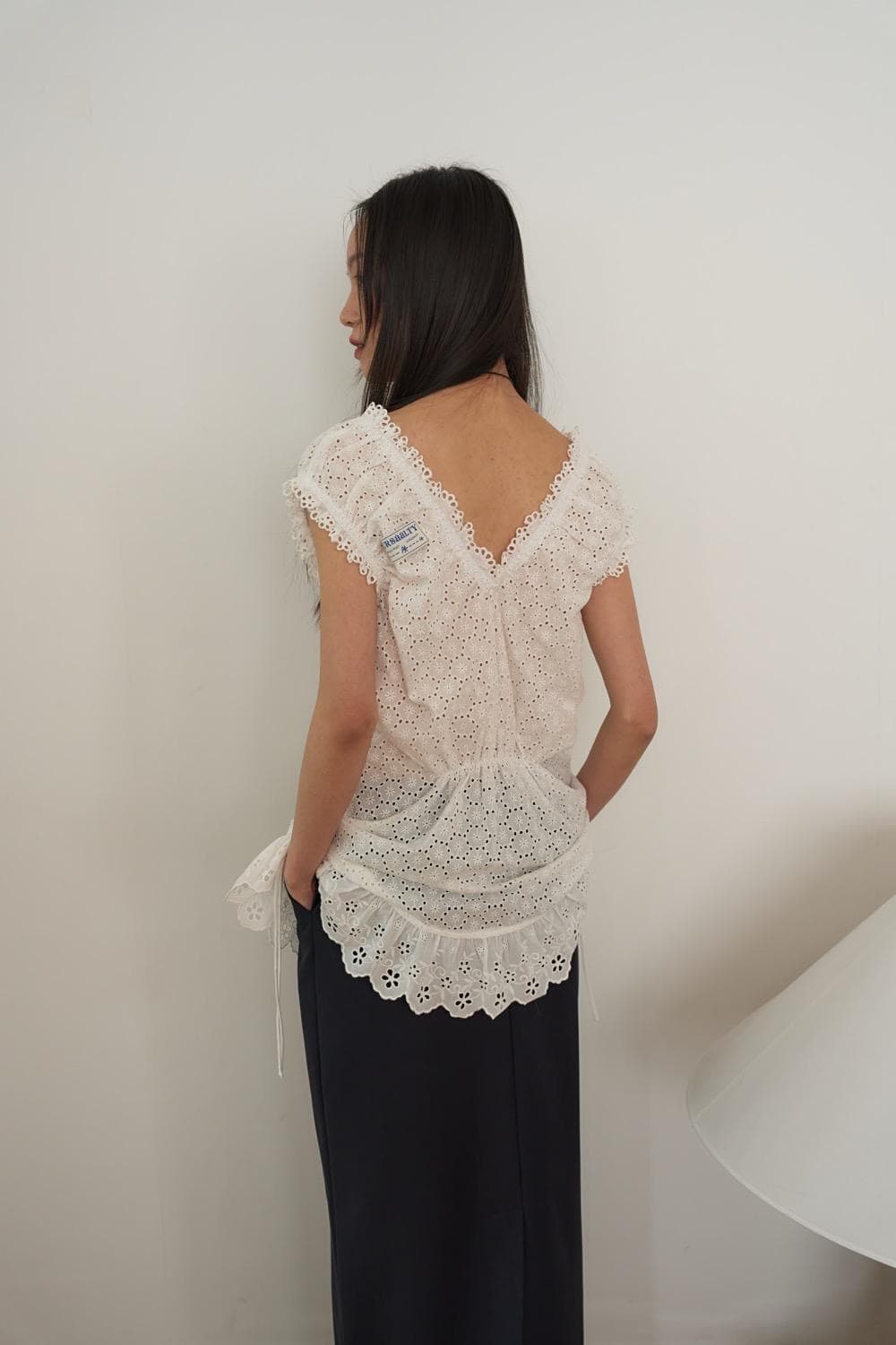 아우어솔티 Floral Eyelet Mini dress 미니 드레스 상품이미지1