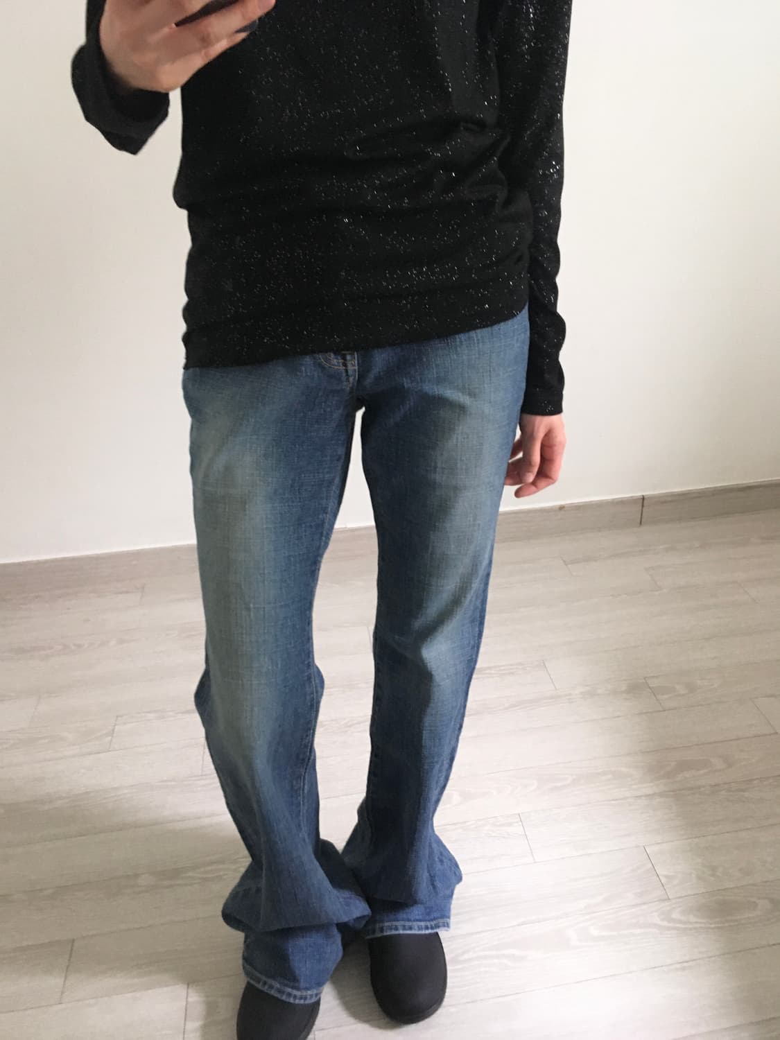 Vintage mid blue flare jeans 상품이미지3