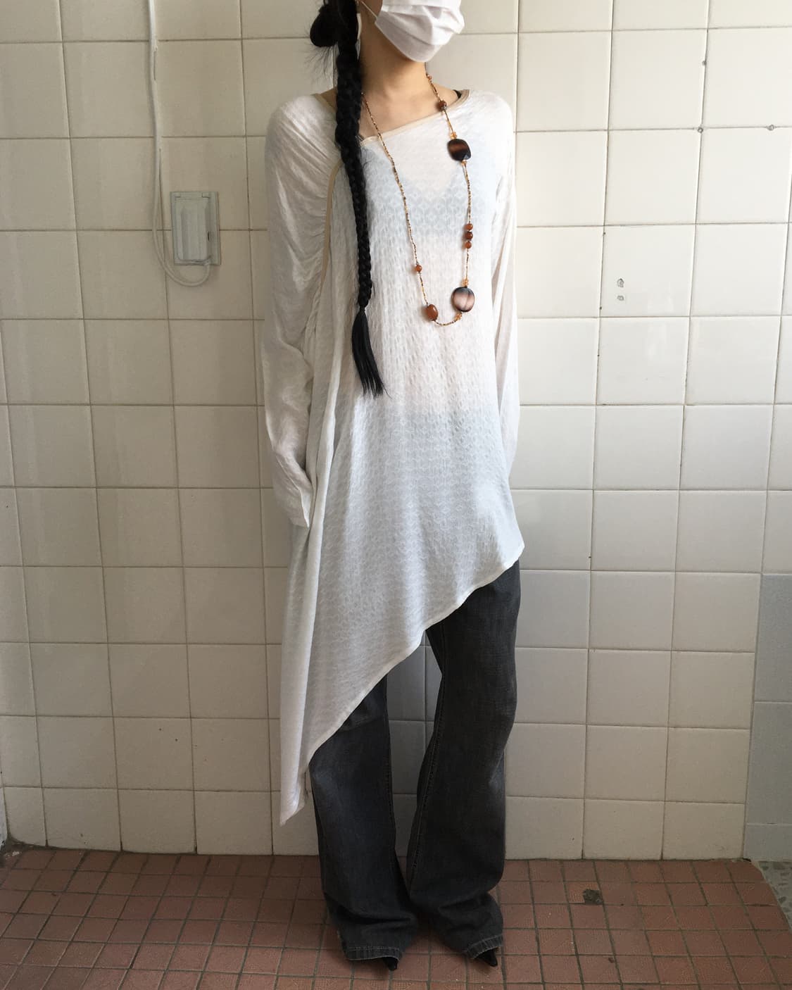Unbalanced drop point onepiece 상품이미지9
