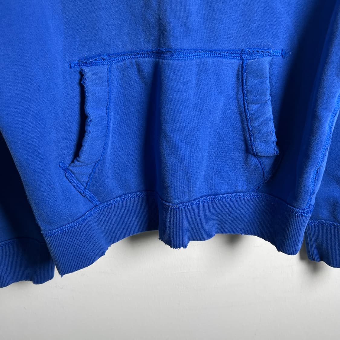 아베크롬비 빈티지 블루 데미지 후드티 S 상품이미지5