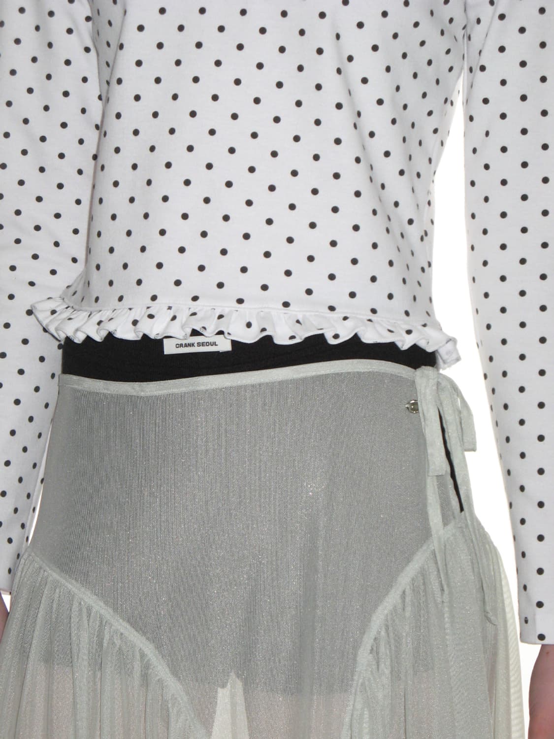 DOT FRILL HOODIE_WHITE  상품이미지3