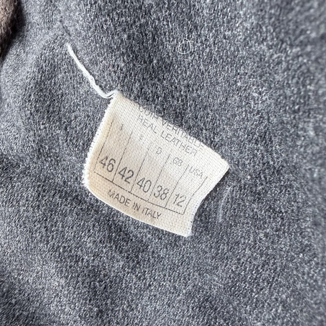 빈티지 이탈리아 가죽카코트 올드갭맛 카코트 상품이미지5