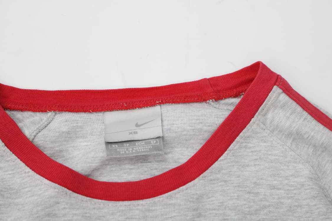 Nike 나이키 빈티지 레드 라인 넘버링 롱슬리브 티셔츠 (XS) 상품이미지4