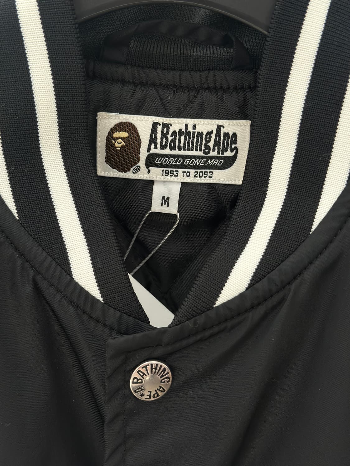 베이프 스타 빅로고 바시티 자켓  상품이미지7