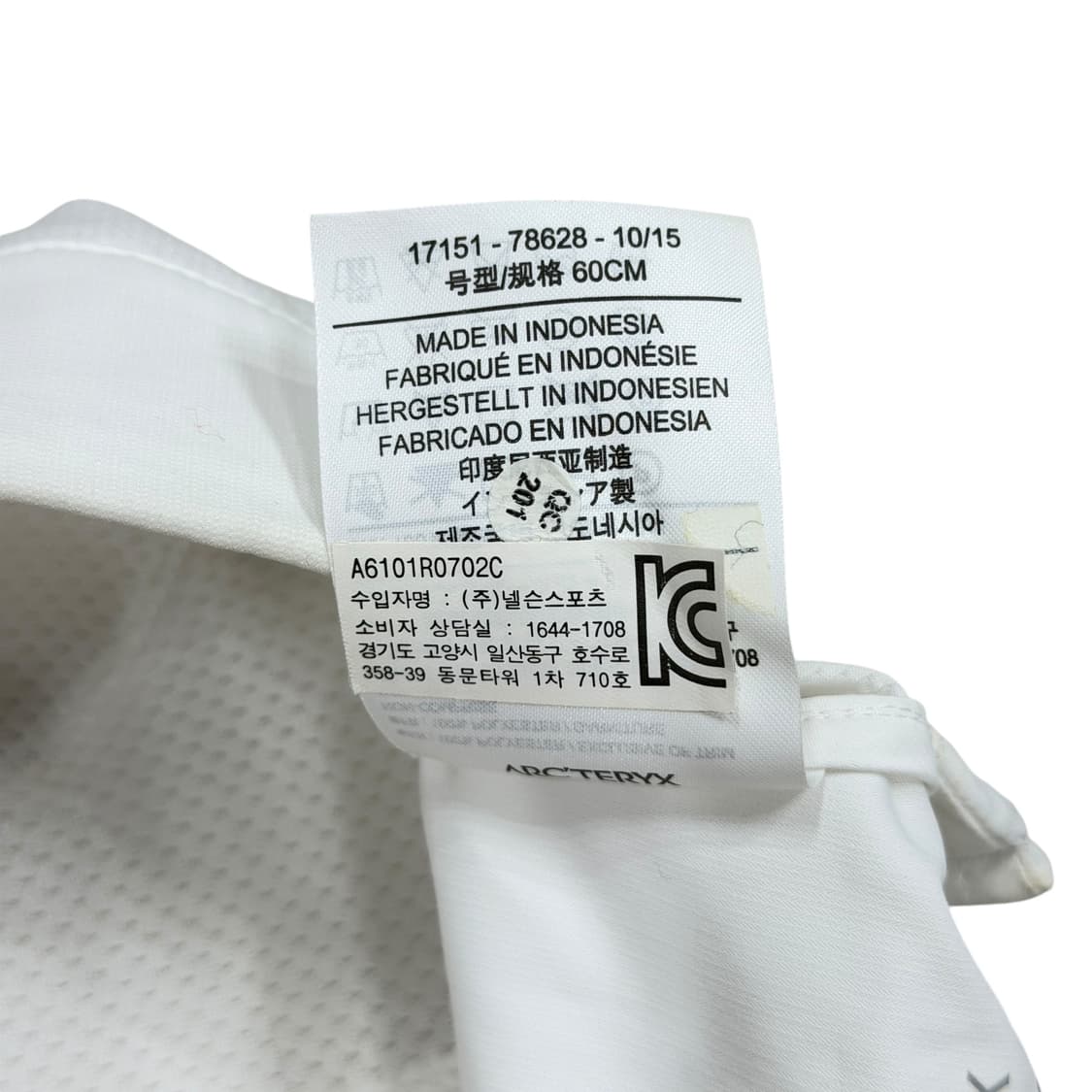 아크테릭스 칼버스 캡 모자 화이트 L-XL 상품이미지5