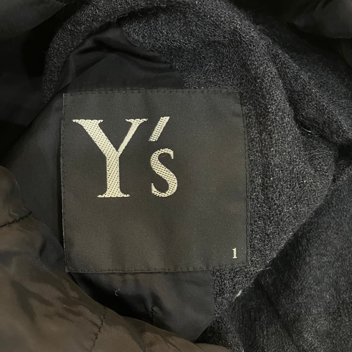 Y’s 요지야마모토 울 스탠드 칼라 자켓 1 상품이미지4