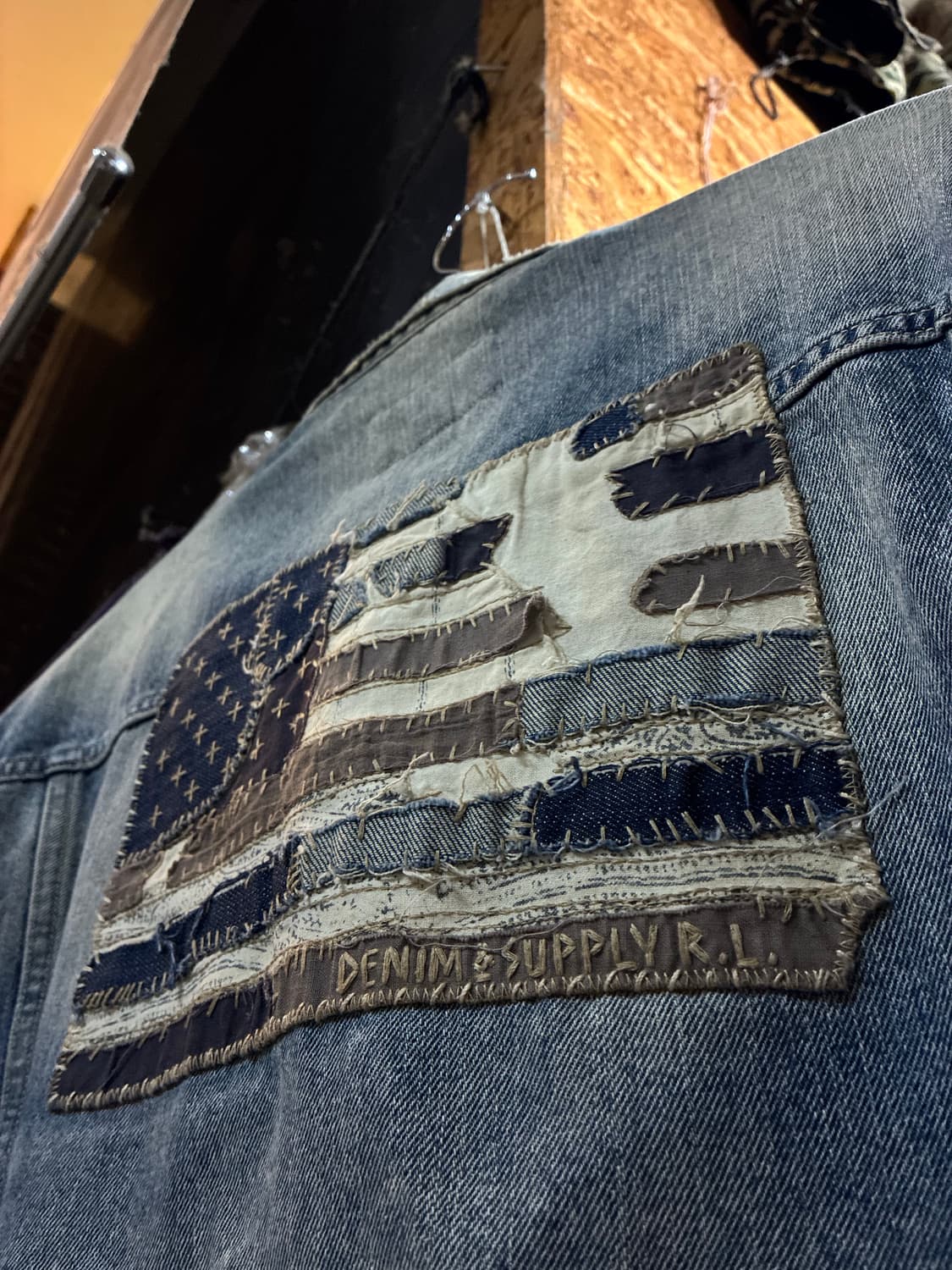 DENIM & SUPPLY 대님앤서플라이  성조기 데님 자켓 상품이미지4