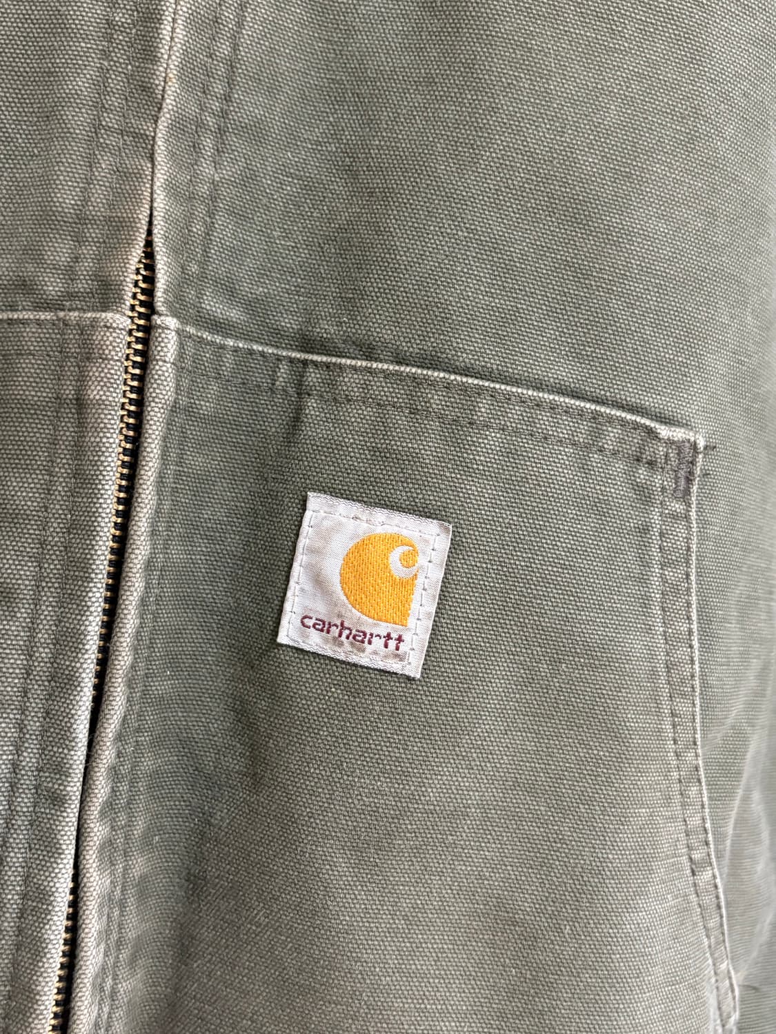 빈티지 칼하트 J131 액티브 자켓 그린 상품이미지3