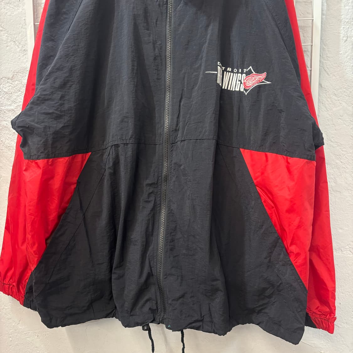 스타터 X NHL 90s 올드스쿨 디트로이트 레드윙스 바람막이 XL 상품이미지4