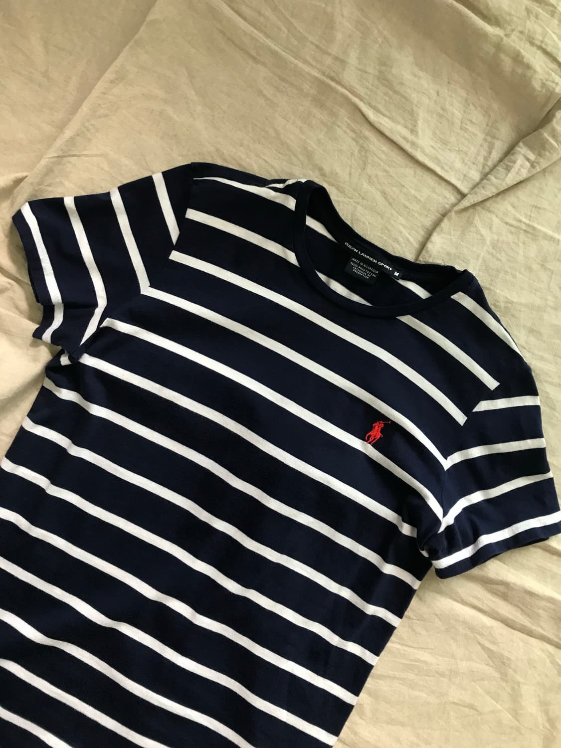 폴로 랄프로렌 스포츠 포니로고 스트라이프 반팔 상품이미지6