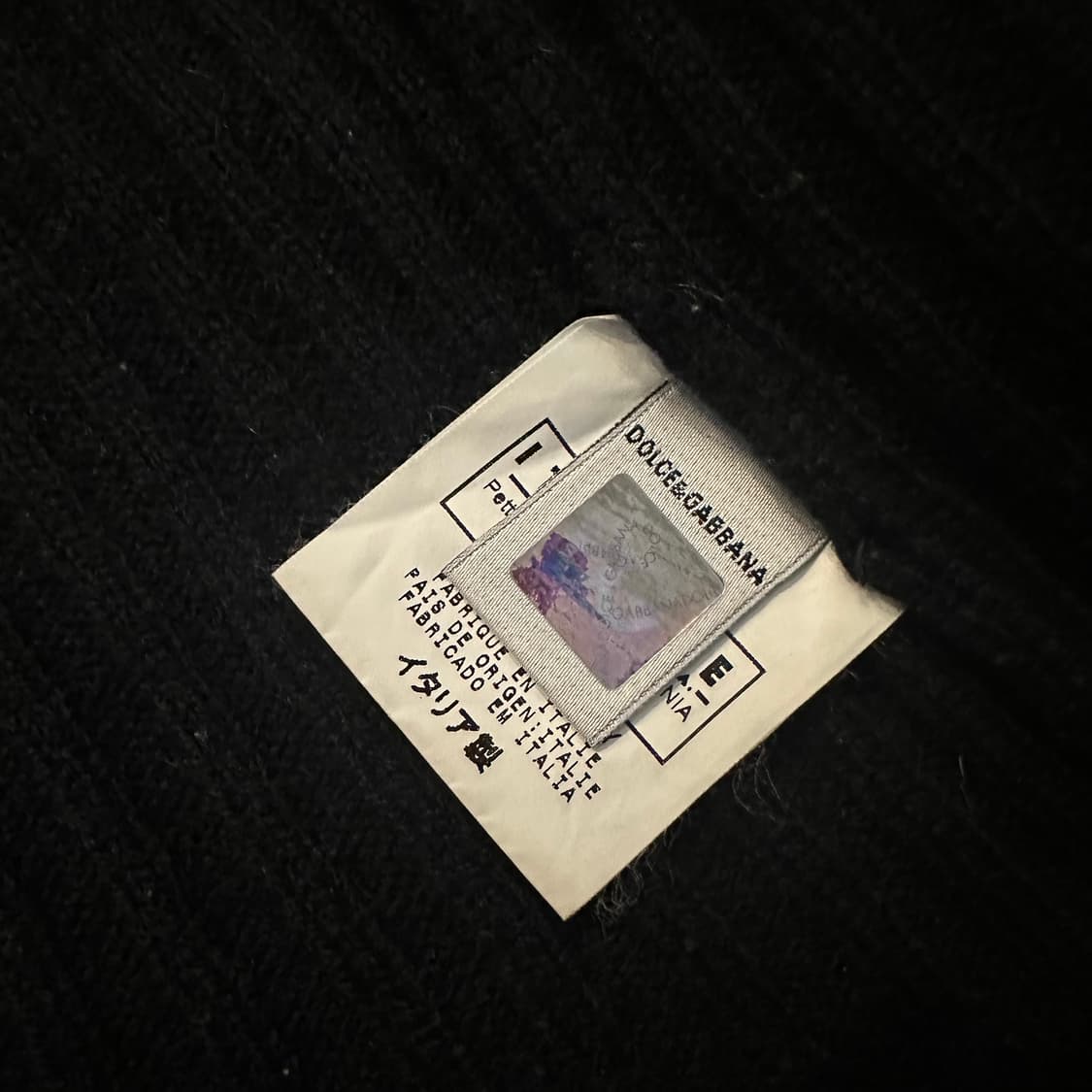 90s 돌체앤가바나 D&G 니트 집업 상품이미지6