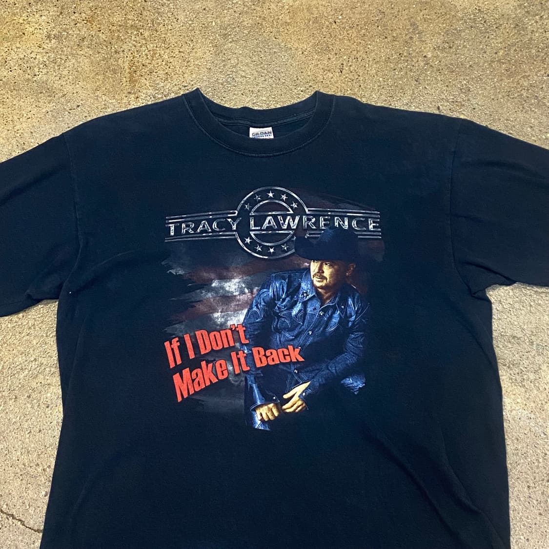 미국 빈티지 가수 트레이시 로렌스 프린팅 투어티 락티셔츠 반팔티 상품이미지2