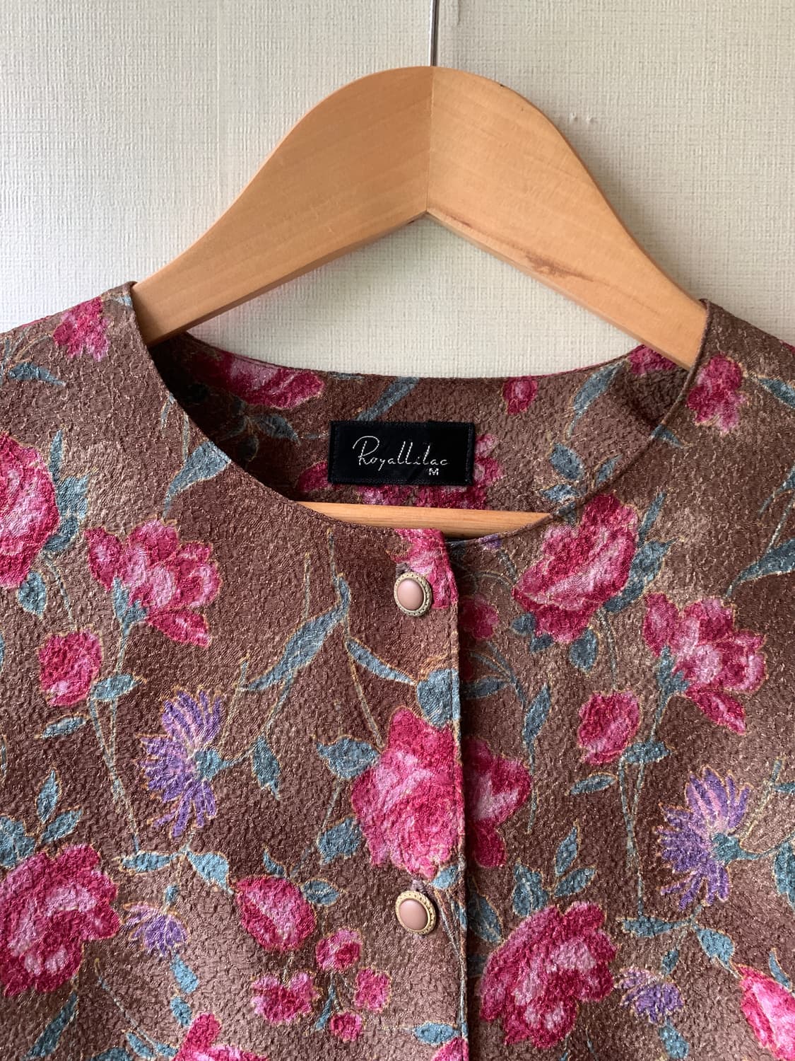 vintage flower puff blouse 상품이미지2
