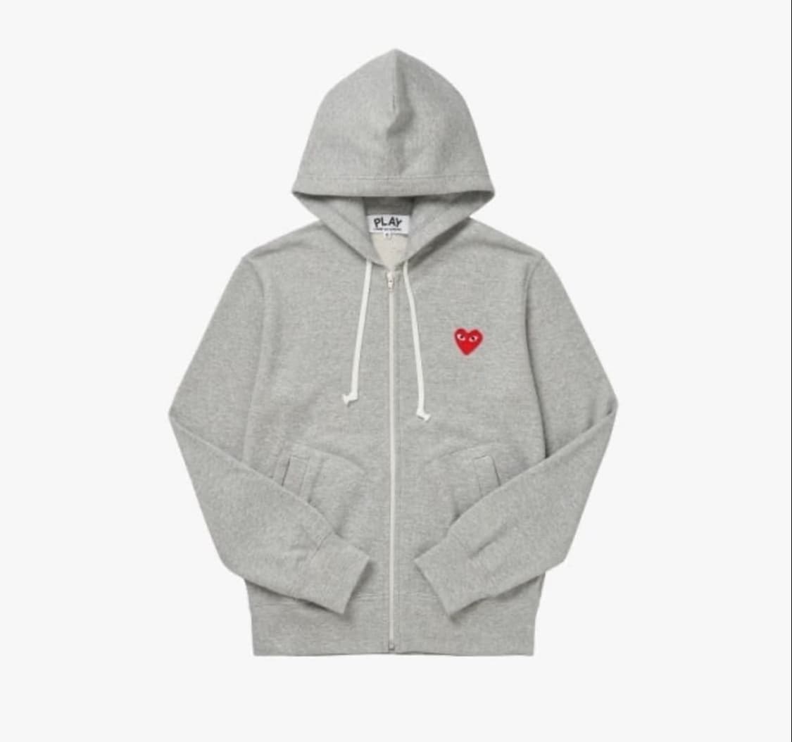 (정품/새상품/오늘특가)꼼데가르송 후드집업 그레이 상품이미지2