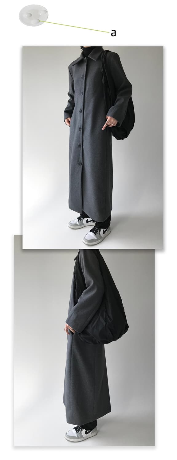 (당일발송) 아케 테일러 롱 코트 판매합니다. 상품이미지3