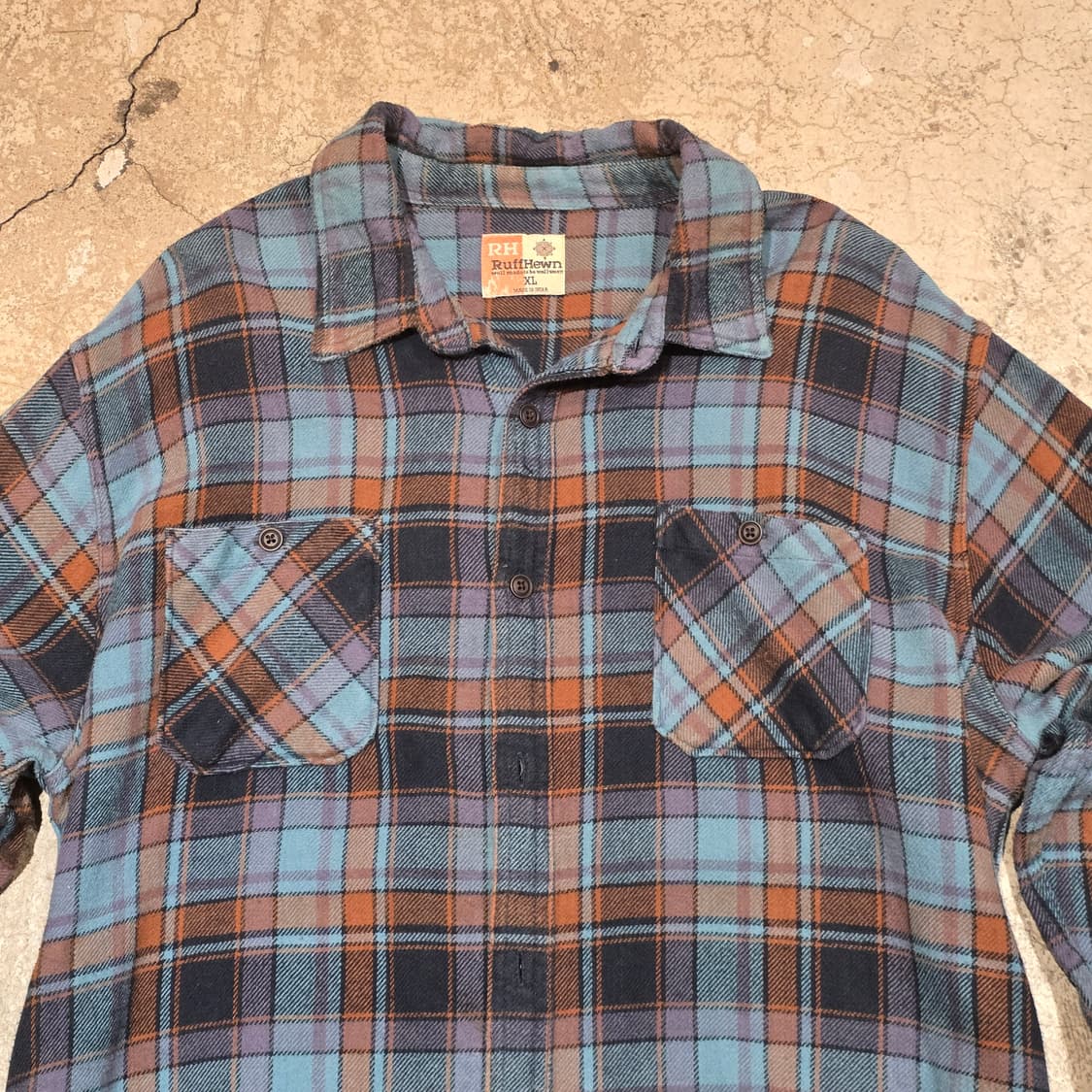 90s Ruff Hewn 플란넬 셔츠 상품이미지2