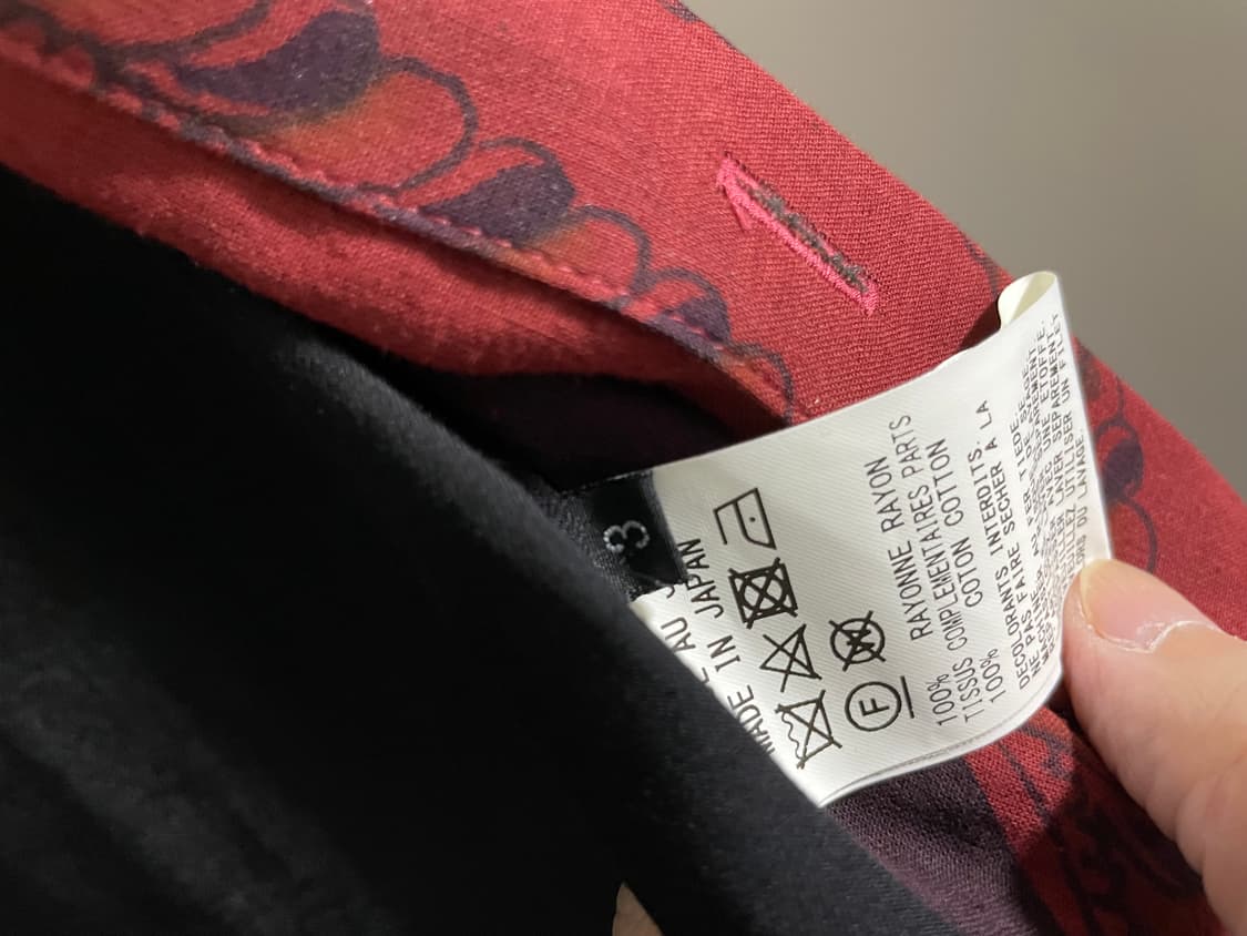 요지야마모토 syte 히든 하프레이어 롱셔츠 상품이미지4