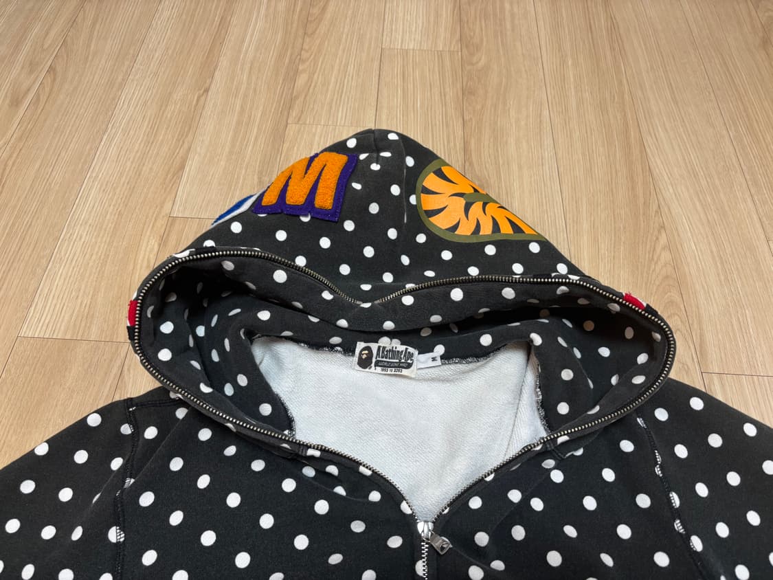 [희귀]베이프 도트 후드집업 상품이미지2