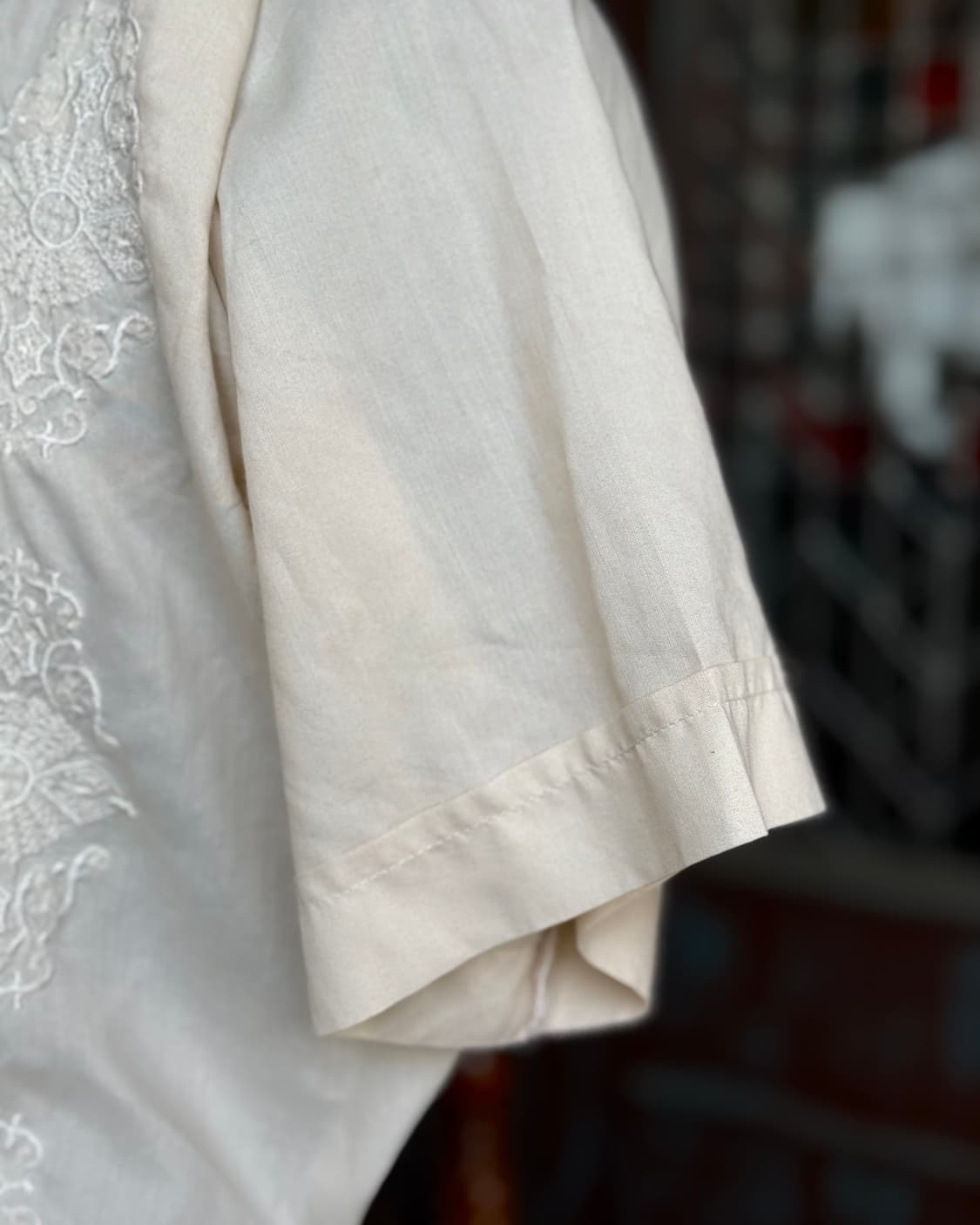 80-90's 구아야-테카 구아야베라 셔츠 M 상품이미지9