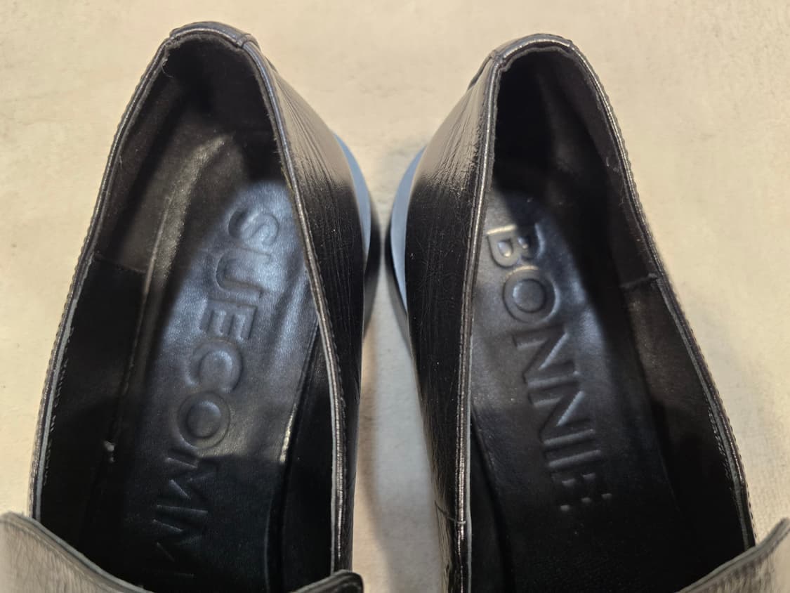 슈콤마보니 마틴로퍼 Suecomma Bonnie 스퀘어  블랙 240~2 상품이미지5