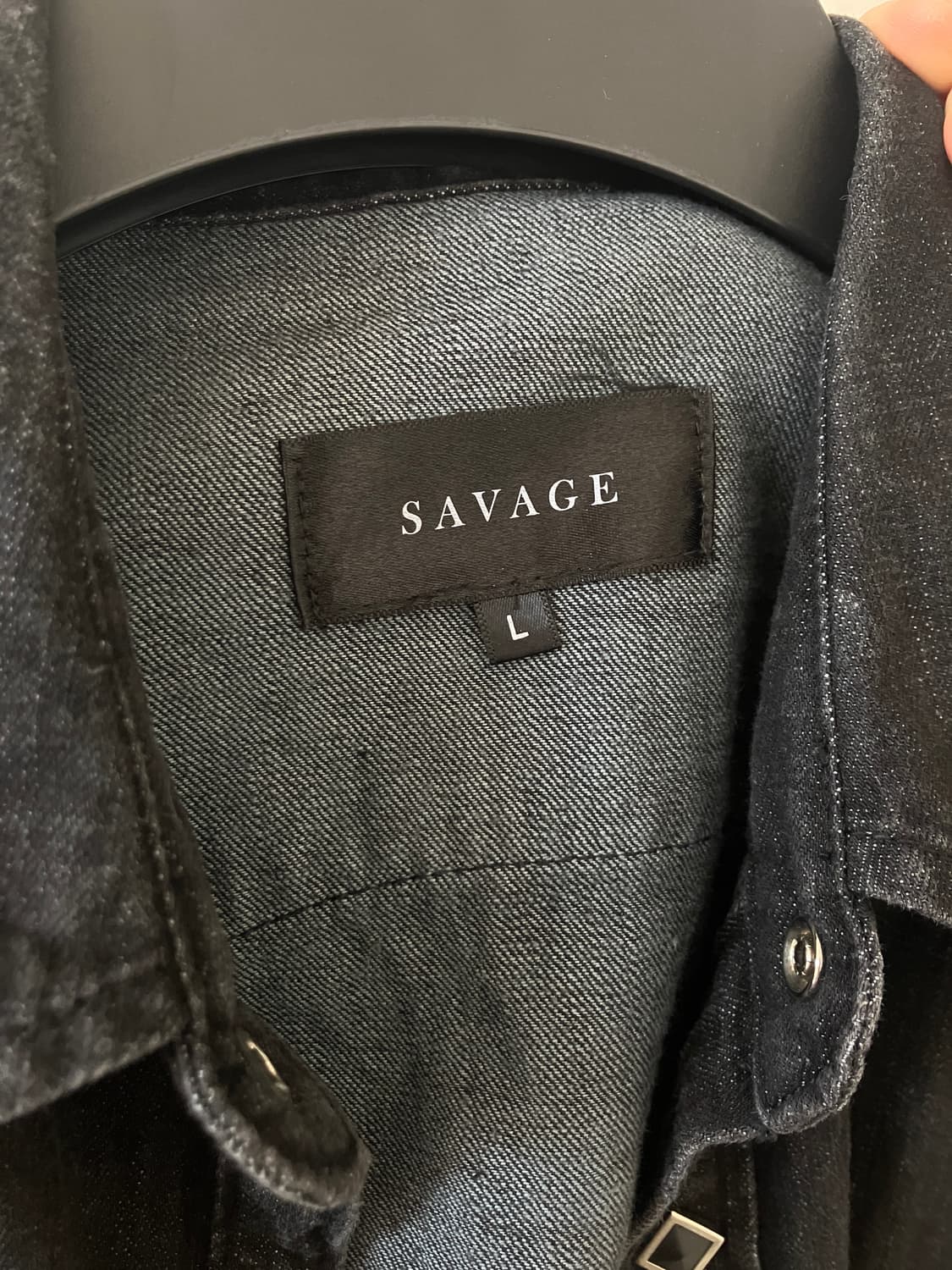 세비지 웨스턴 셔츠 L 상품이미지3