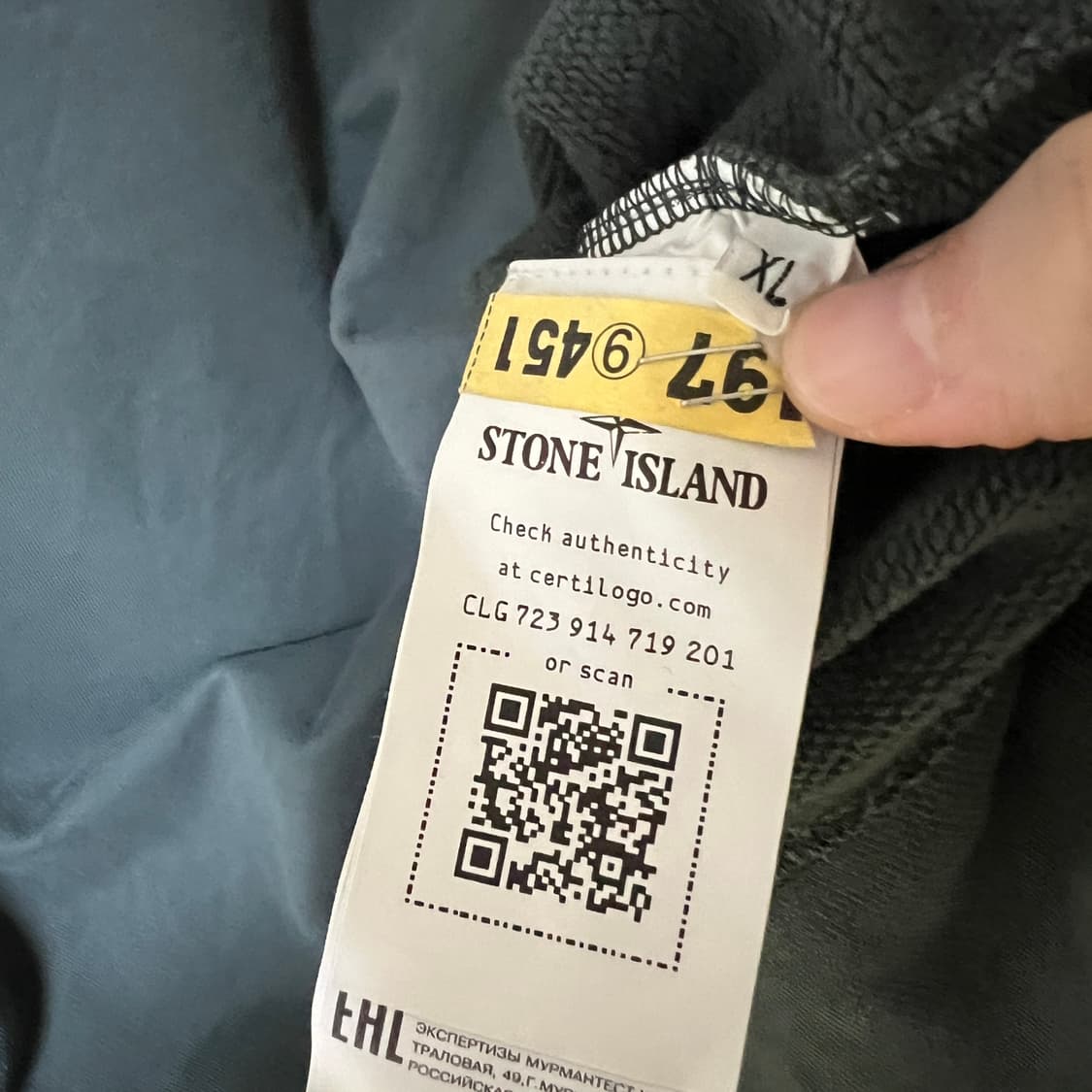 스톤아일랜드 22fw 안감기모 맨투맨 xl 상품이미지8