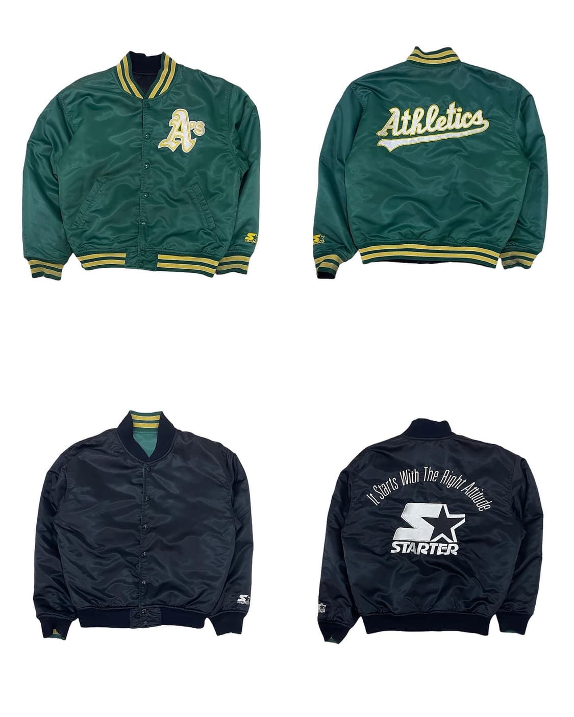 스타터 애슬레틱 리버서블 베이스볼 점퍼 상품이미지1